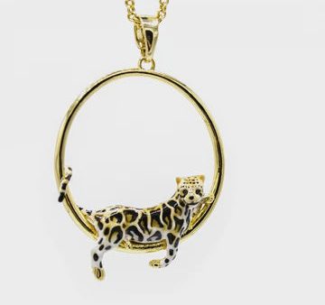 BS Clouded Leopard Hoop Pendant Online