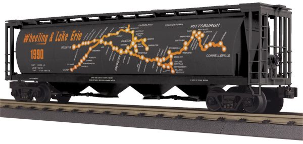 MTH # 75598 Wheeling&Lake Erie 4-Bay Hopper Supply