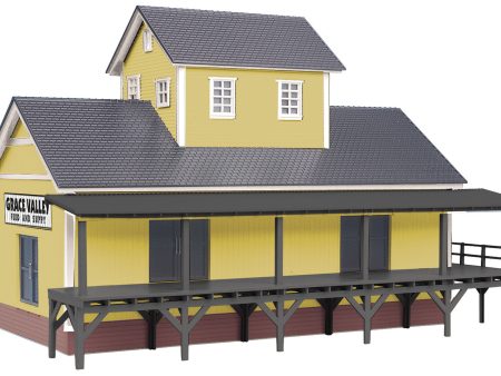 MTH # 30-90082 Grace Valley Feed and Supply Dry Goods Transfer Warehouse Hot on Sale