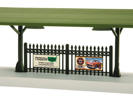 MTH # 30-90315 Green Roof w Gray Base Passenger Station Platform Discount