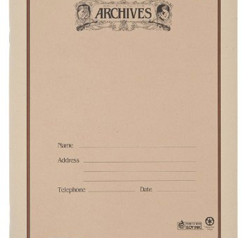 D Addario Archives Spiral Bound Manuscript Paper Book, 12 Stave Sale