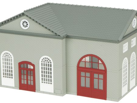 MTH # 30-90007 Public Works Building Gray & White Cheap