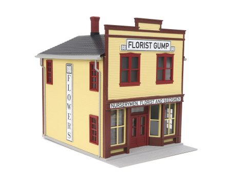 MTH # 30-90575 Florist Gump 2 Story Front Building Discount