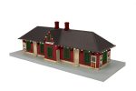 MTH # 30-90641 Main Street Country Passenger Station w Op Christmas Lights Fashion