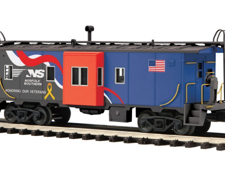 MTH # 20-91594 Norfolk & Southern Veterans Bay Window Caboose For Discount