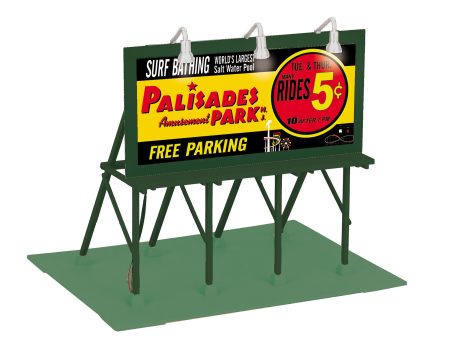 MTH # 30-90647 Lighted Billboard Palisades Park Cheap