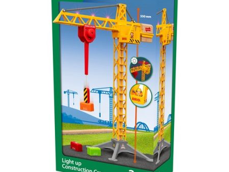 Brio # 33835 Light Up Construction Crane Online Sale