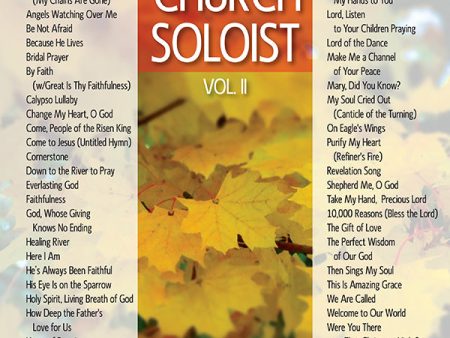 The Essential Collection for the Church Soloist, Vol. 2 Sale