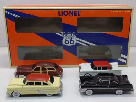 Lionel # 22990 Route 66 Automobile Four Pack Discount