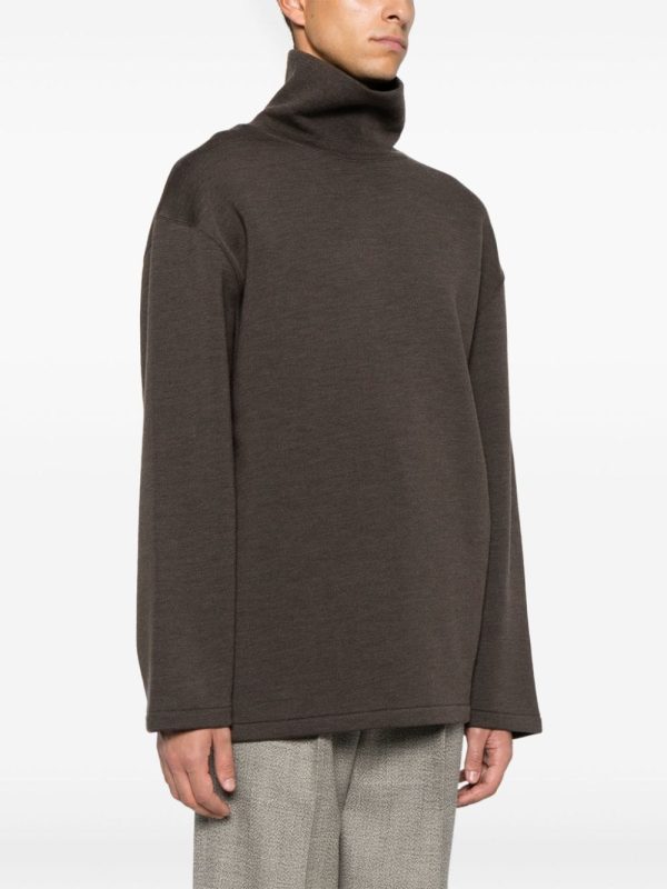 MOCK NECK SWEATSHIRT Online now