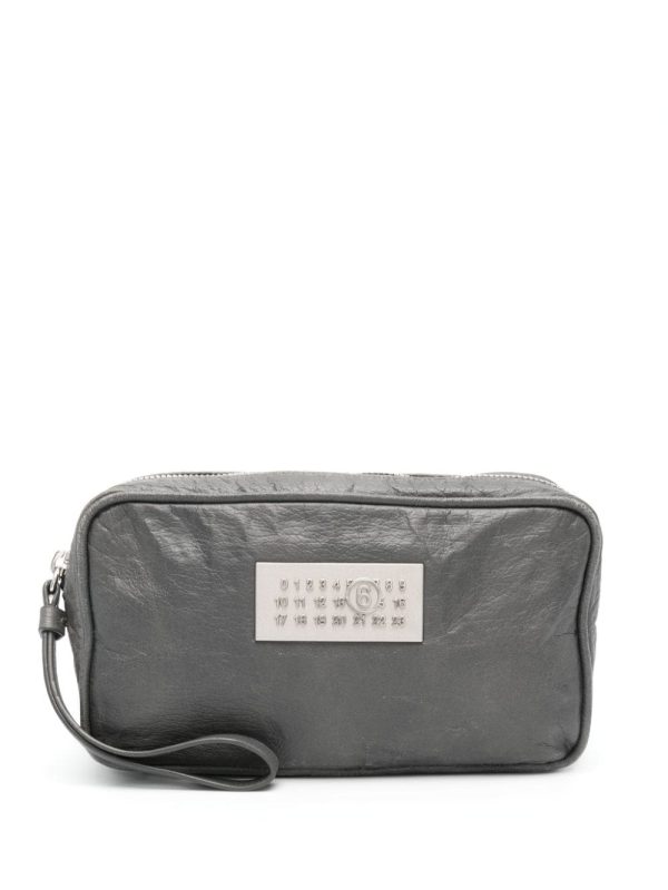 NUMERIC CLUTCH BAG MINI - WORN OUT LEATH Online Hot Sale