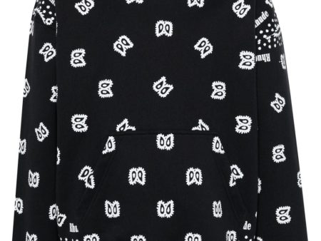 BANDANA PRINT HOODIE For Cheap