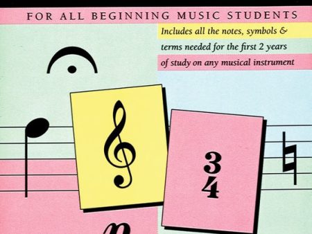 Complete Color-Coded Flash Cards, For All Beginning Music Students For Sale