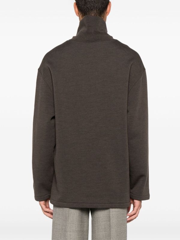 MOCK NECK SWEATSHIRT Online now