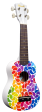 Amahi DDUK3 Rainbow Flower Soprano Ukulele For Cheap