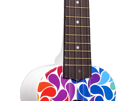 Amahi DDUK3 Rainbow Flower Soprano Ukulele For Cheap